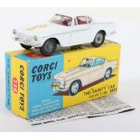 Scarce 1st issue Corgi Toys 258 The Saints Car Volvo P.1800 with cast wheel hubs