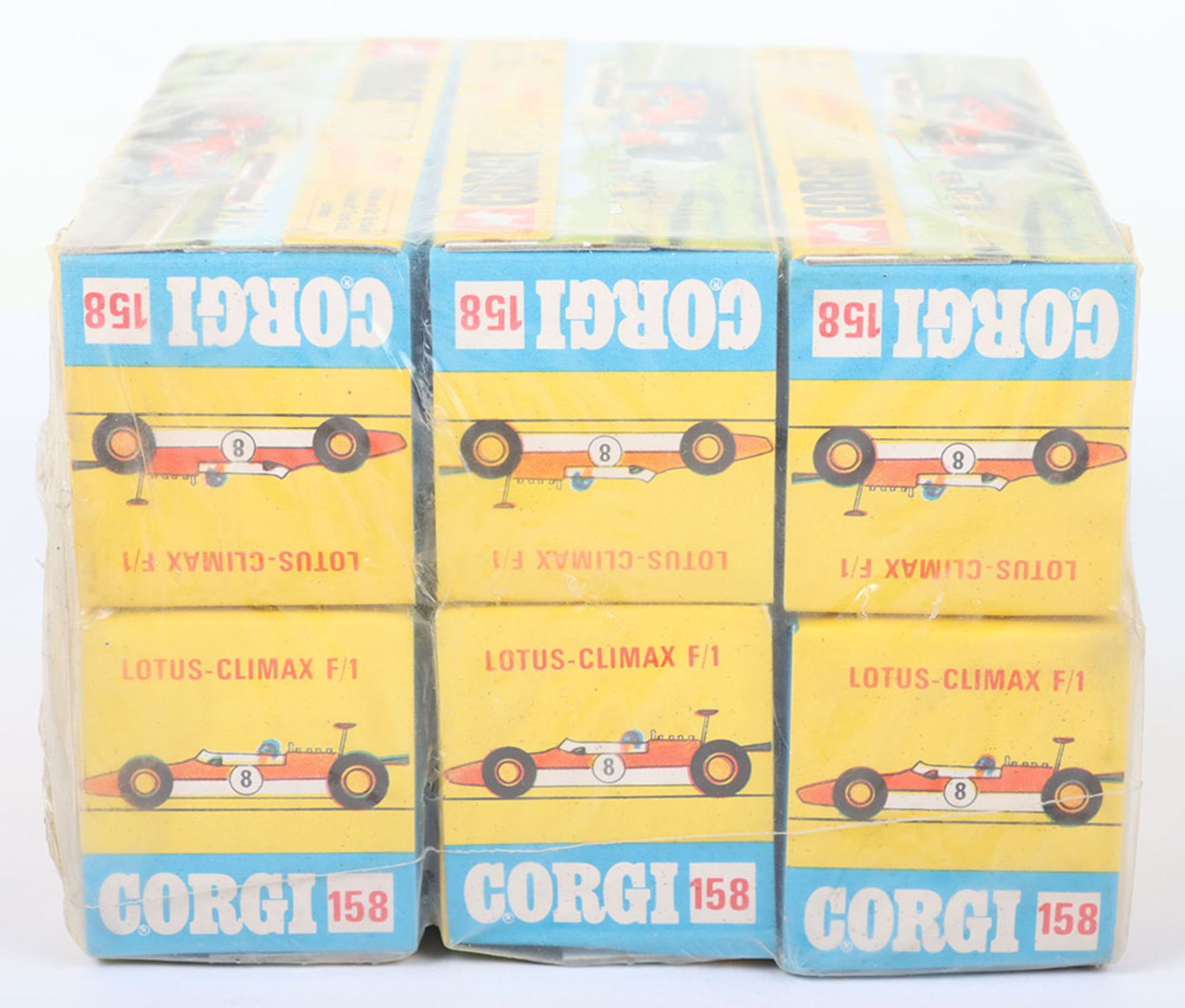 Corgi Toys Trade Pack of six 158 Lotus Climax F/1 Racing cars