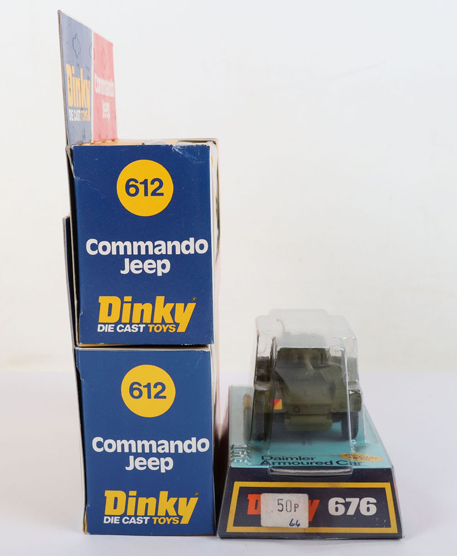 Two Dinky Toys 612 Commando Jeeps - Image 4 of 4