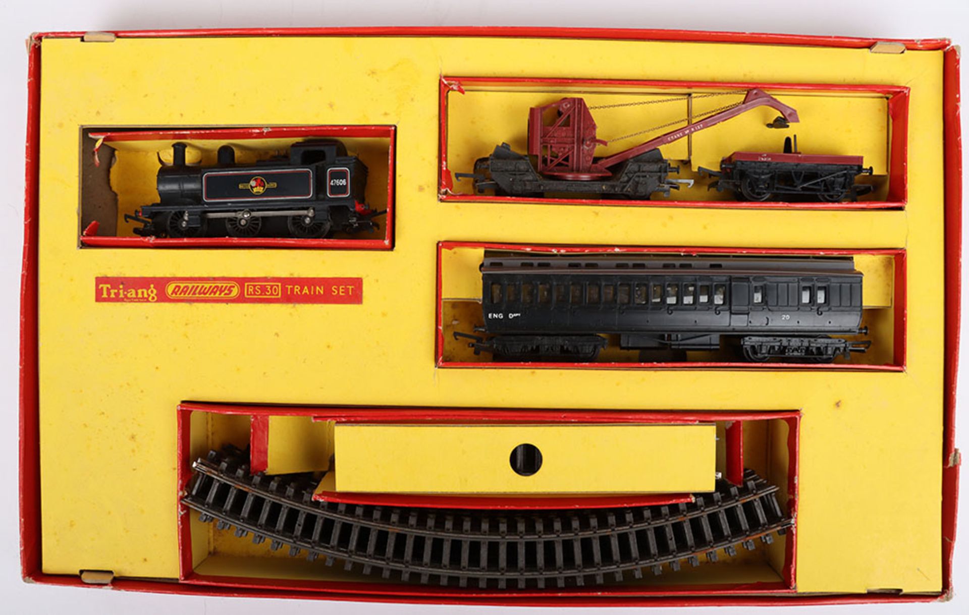 Collection of Hornby 00 gauge Railway locomotive, coaches and track side buildings - Bild 2 aus 5