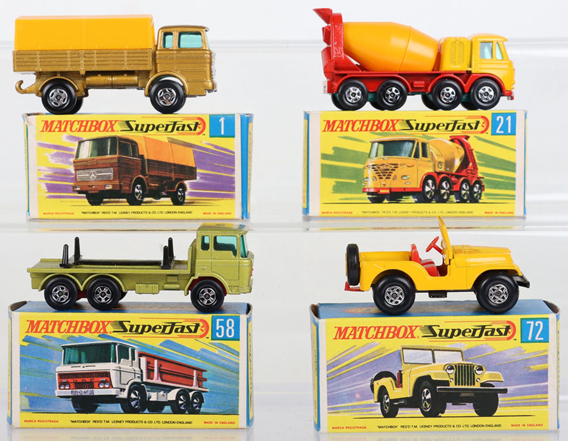 Four Boxed Matchbox Lesney Superfast Commercial Models - Image 2 of 3