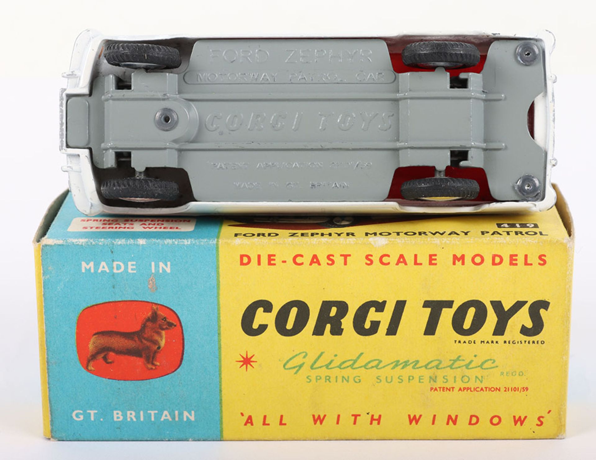 Corgi Toys 419 Ford Zephyr Motorway Patrol - Bild 6 aus 6