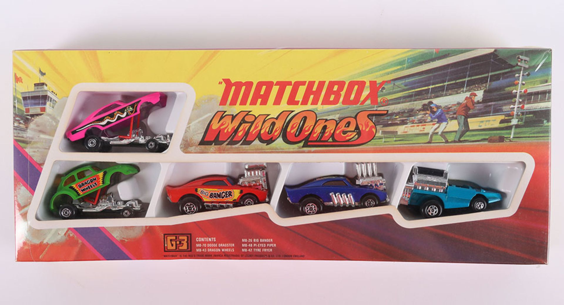 Matchbox Lesney G-3 Wild-ones Superfast Dragster Gift Set - Image 2 of 9