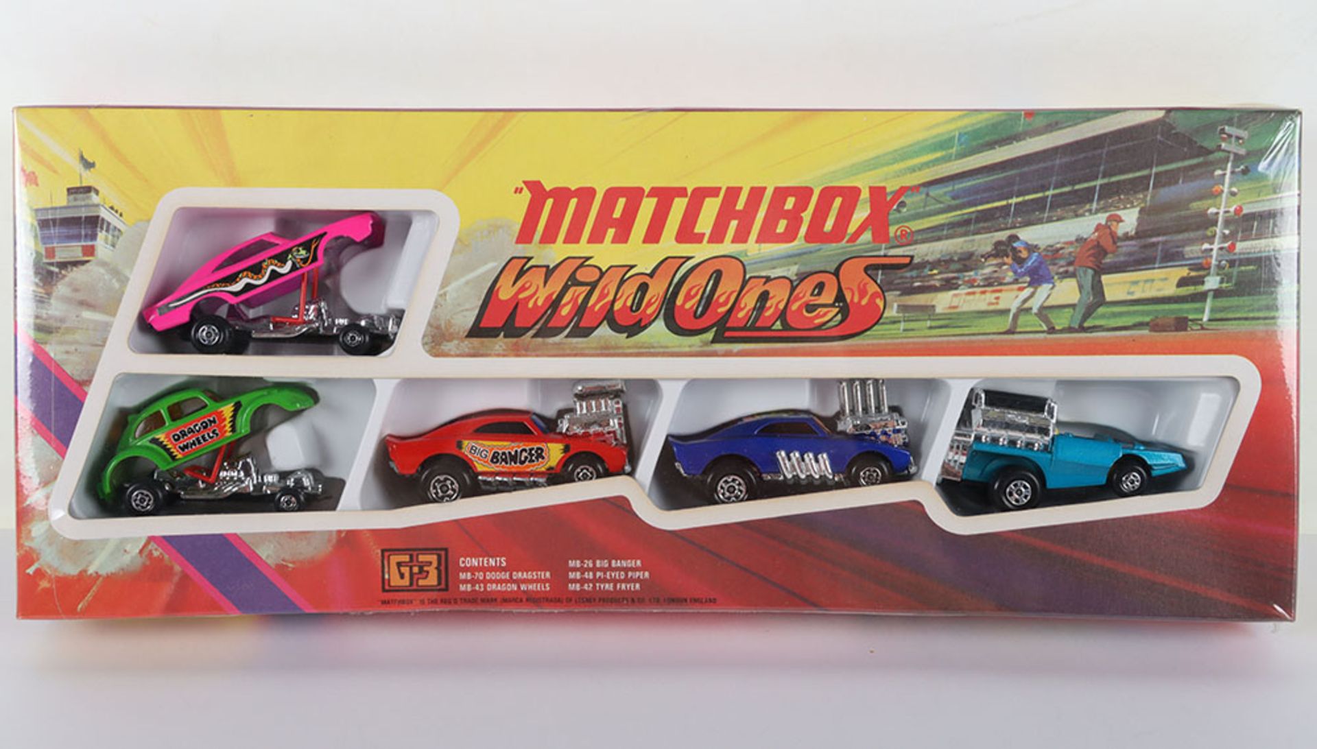 Matchbox Lesney G-3 Wild-ones Superfast Dragster Gift Set
