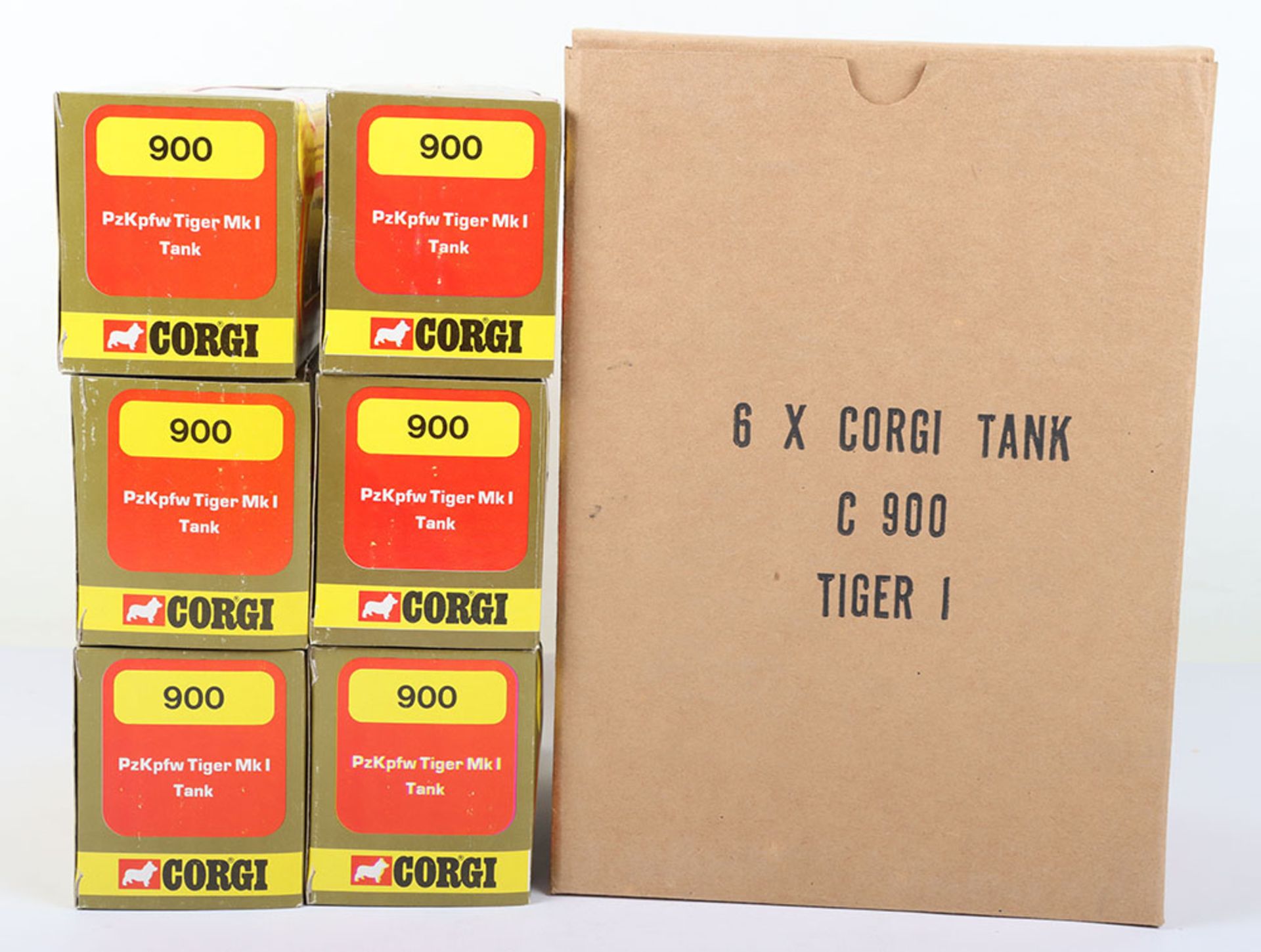 Corgi C900 Trade Pack of six German Tiger I Tanks - Image 2 of 4