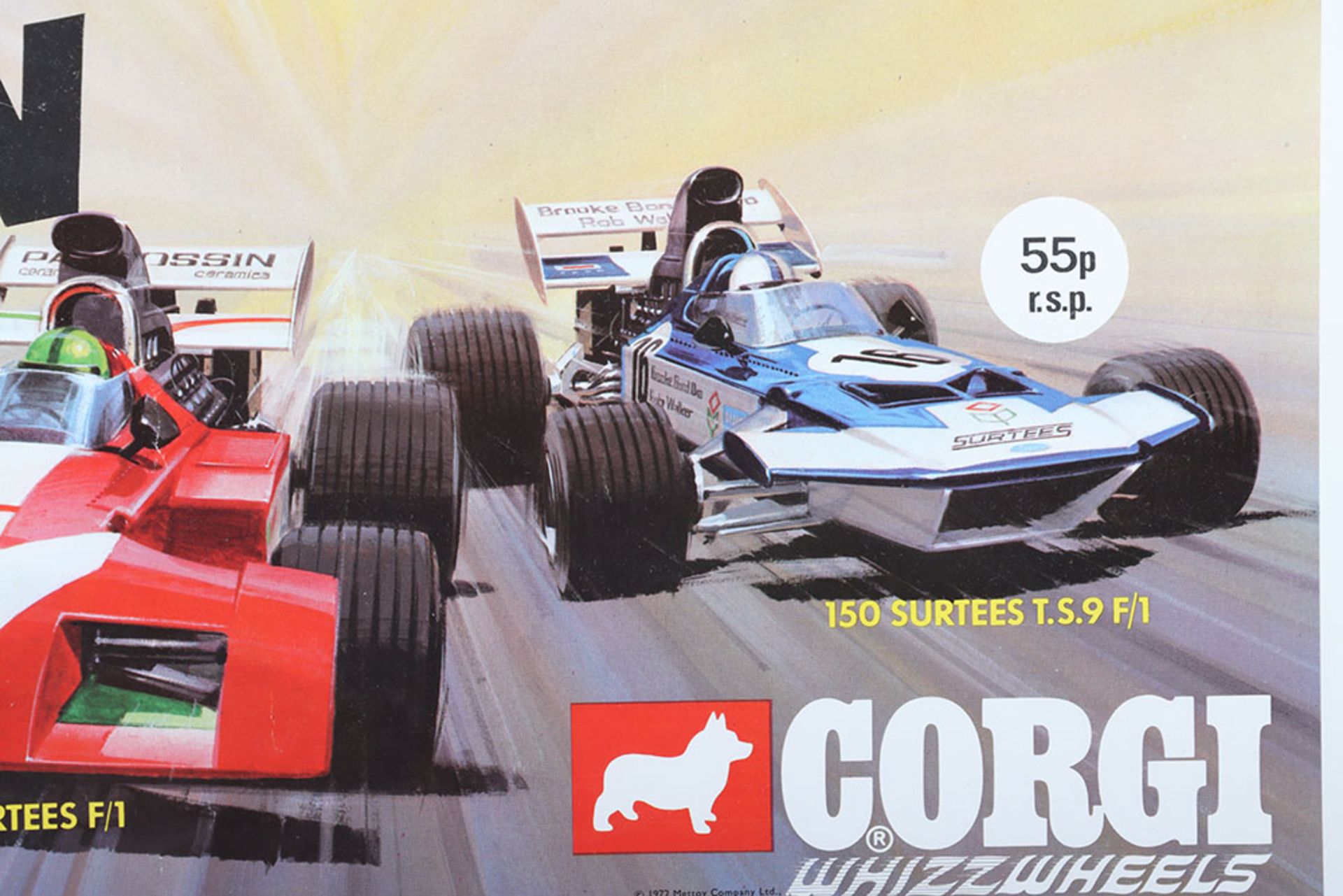 Corgi Whizzwheels 150 Surtees T.S.9 and 153 T.S.9B Team Surtees Formula 1 Racing Cars original Print - Image 2 of 3
