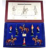 Three 110mm size pewter Napoleonic Models by R.Cameron