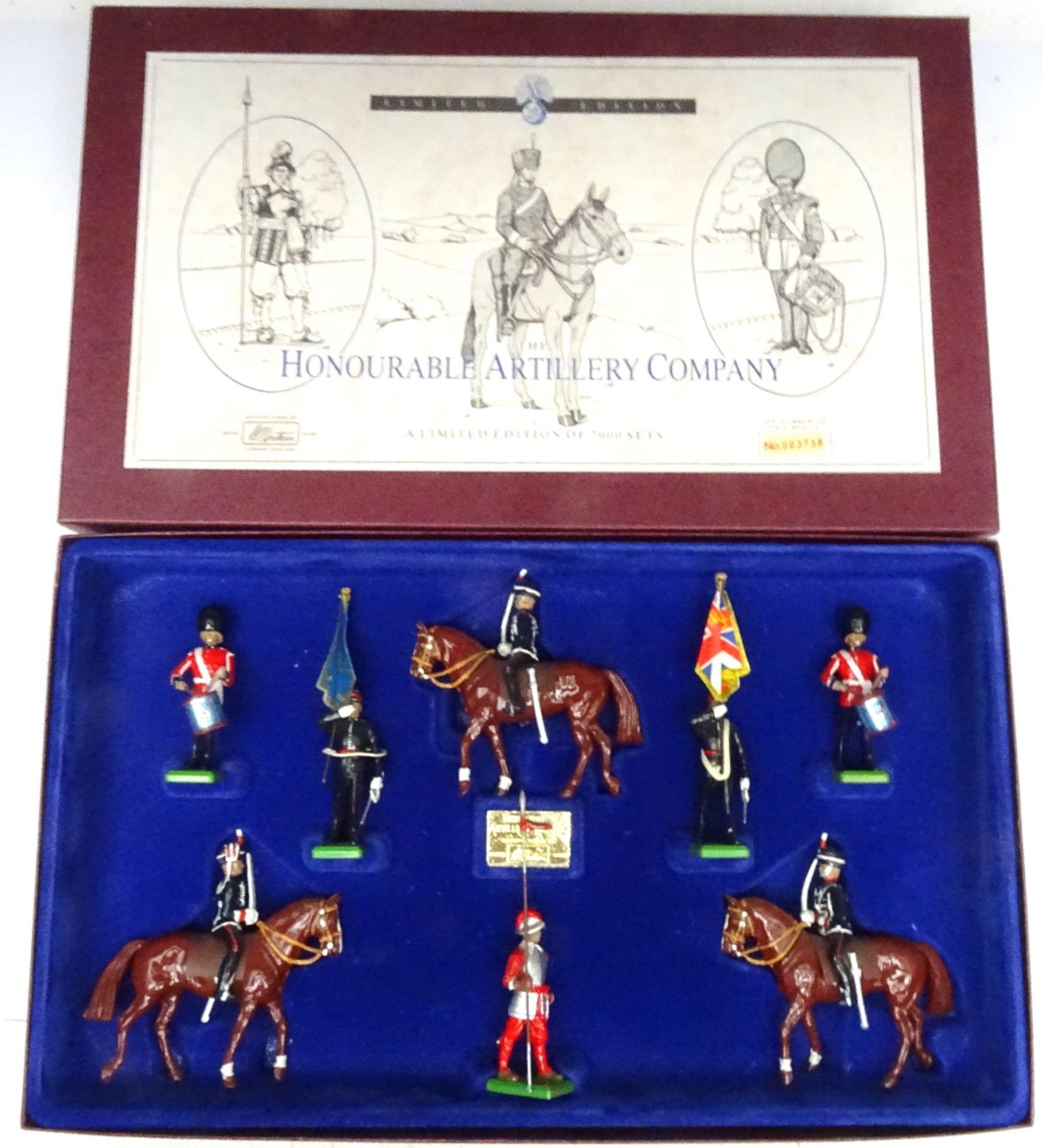 Three 110mm size pewter Napoleonic Models by R.Cameron