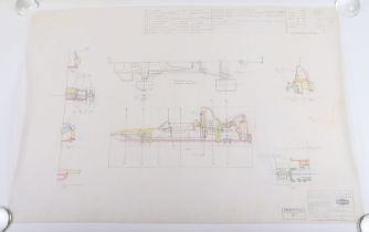 Scarce Original Corgi Toys/Mettoy Co.Ltd Northampton 150 Surtees T.S.9 Racing Car Factory Drawing