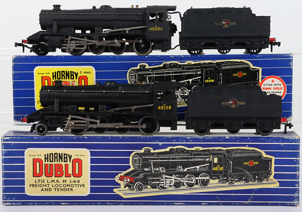 Lot Trains Hornby 0 Mécanique - Loco Vapeur Rouge HS + Tender + 3 Wagons + Rails