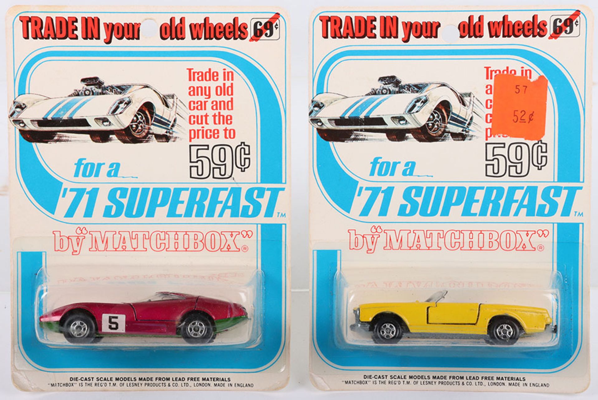 Two Matchbox Lesney Superfast USA issue Carded Models - Image 4 of 4