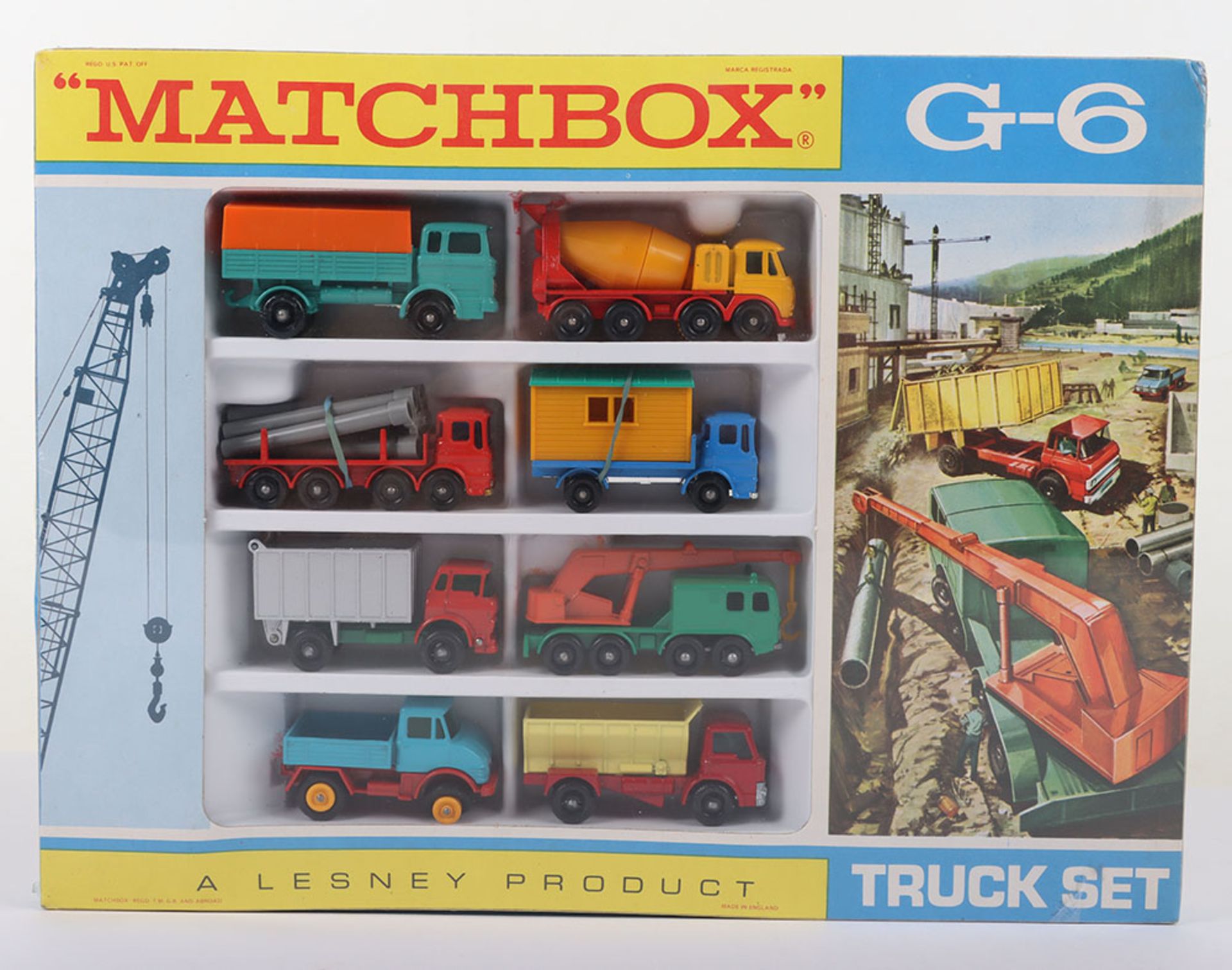 Matchbox Lesney Regular Wheels G-6 Truck Gift Set