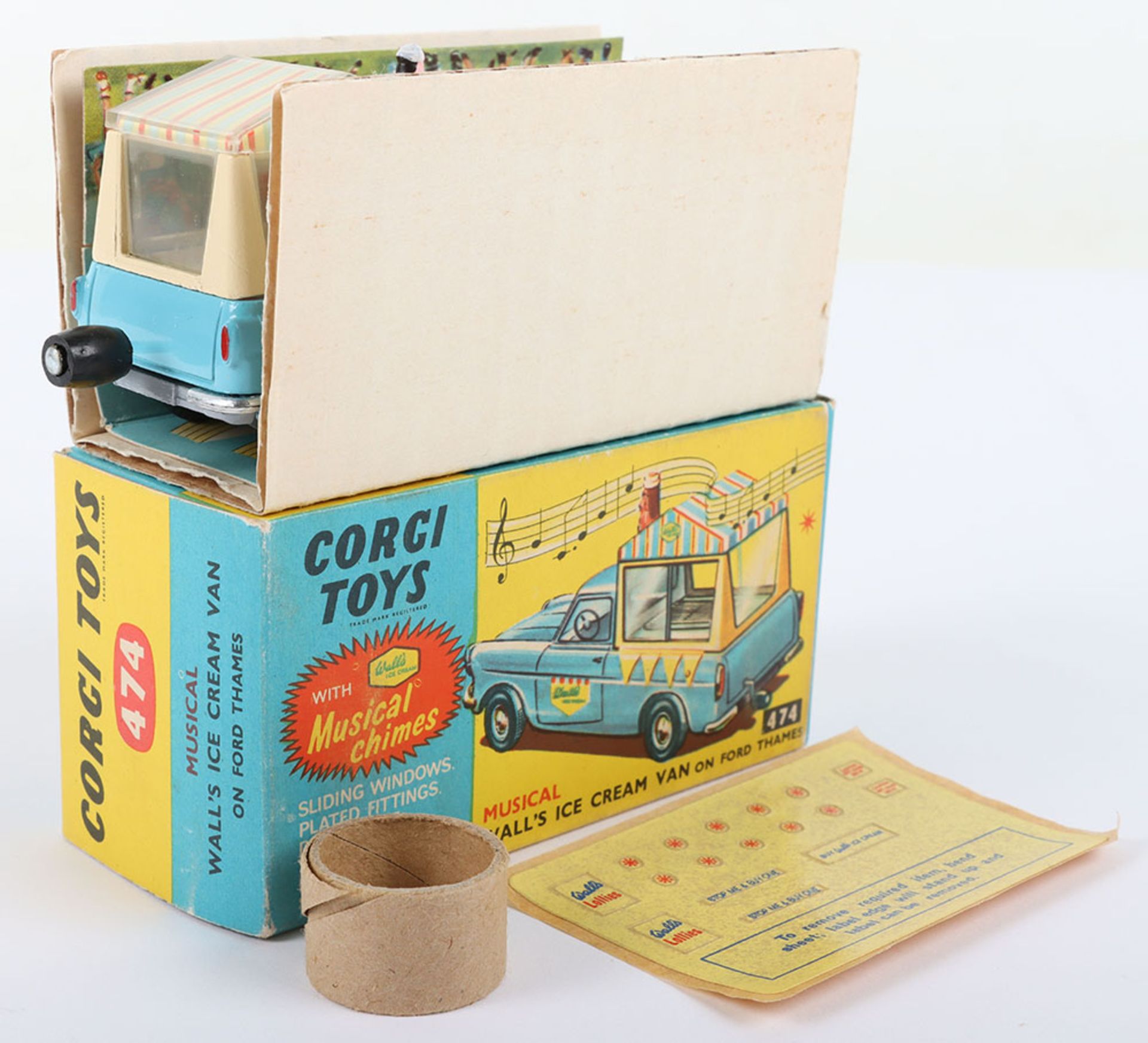 Corgi Toys Corgi Toys 474 Musical Walls Ice Cream Van on Ford Thames - Bild 7 aus 7