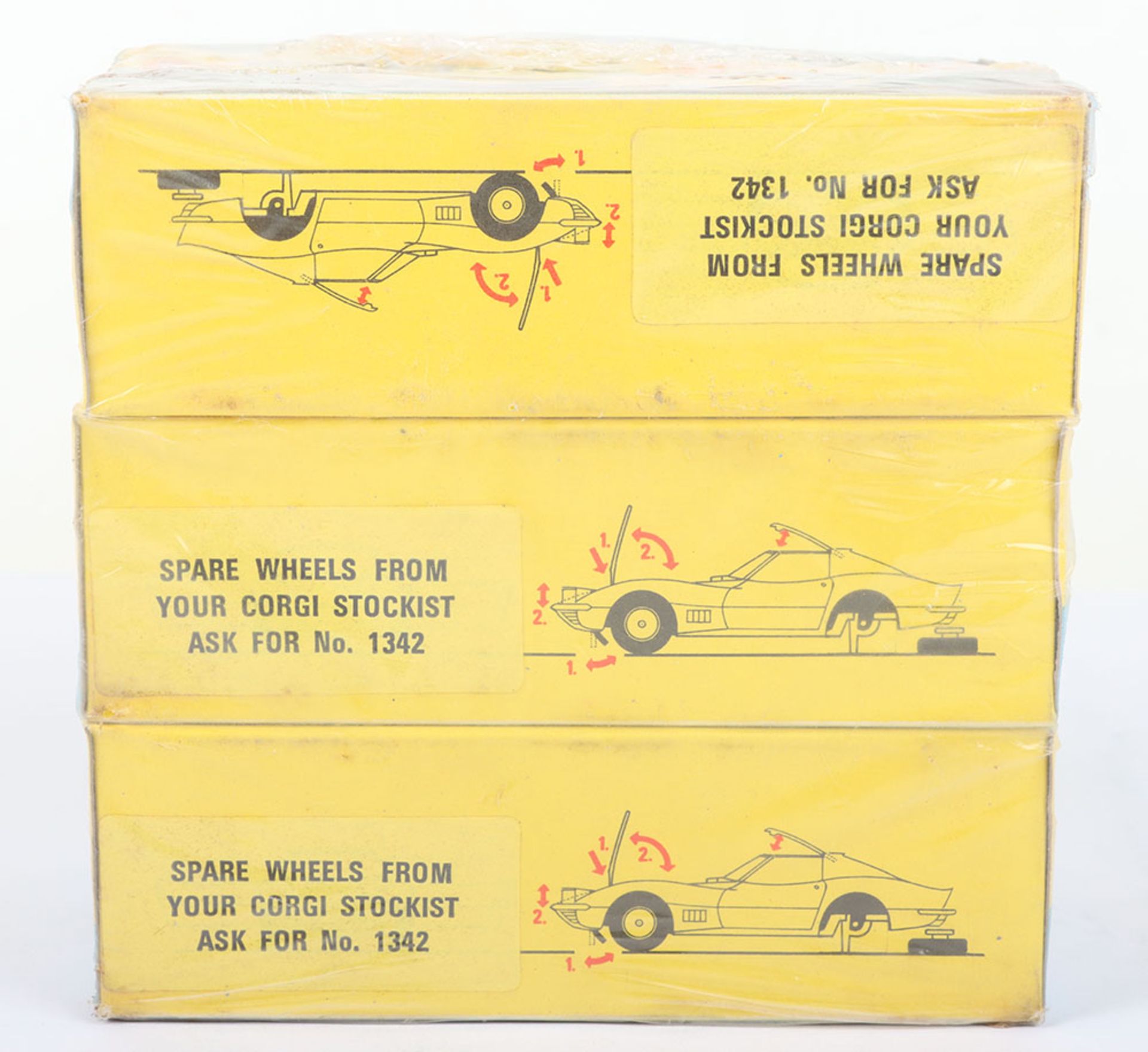 Rare Corgi Trade Pack of six 300 Chevrolet Corvette Stingray Coupe Models ‘Golden Jacks’ - Image 3 of 7