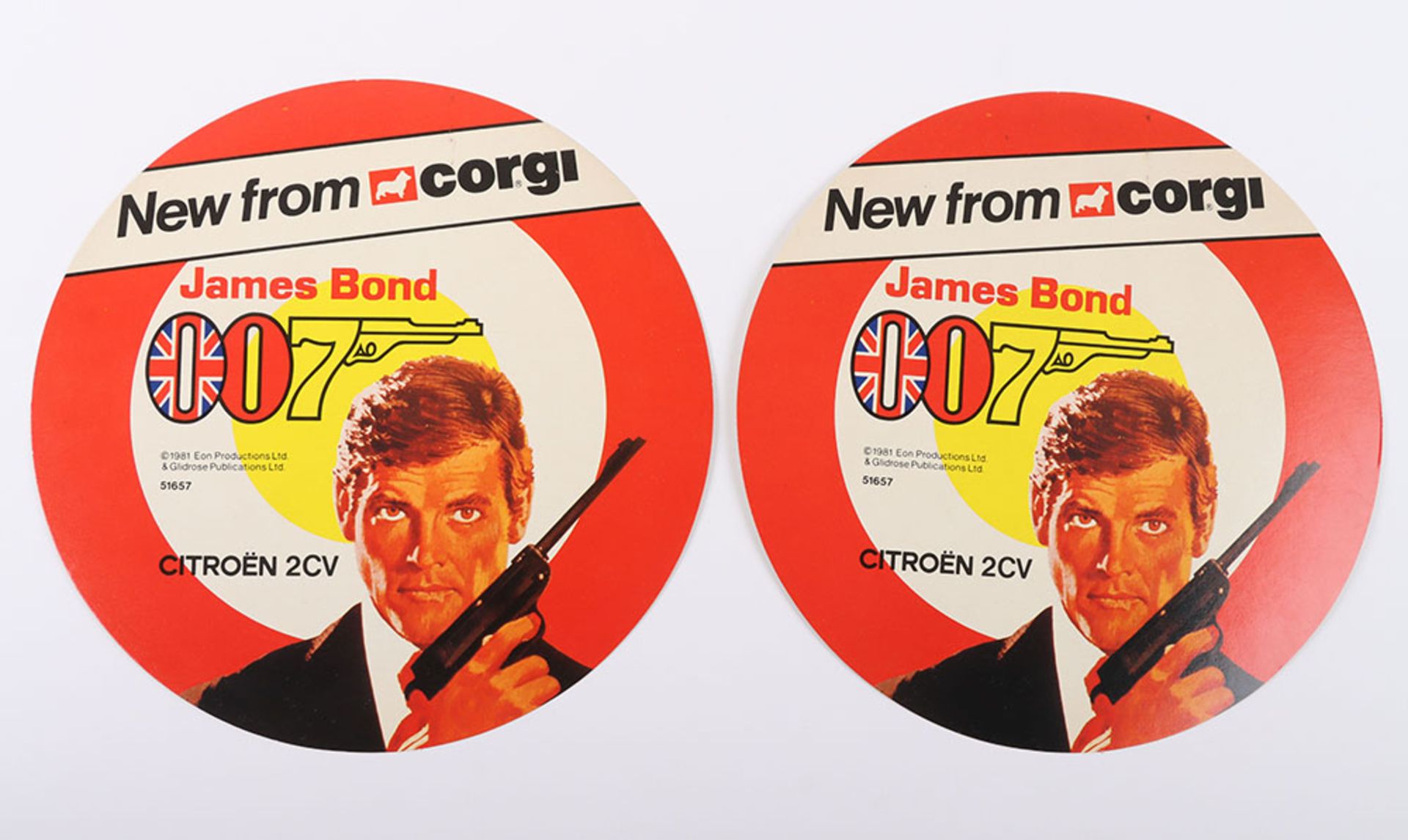 Very Scarce Corgi Juniors James Bond 51657 Citroen 2CV “For Your Eyes Only” Trade Shop Counter Displ - Image 2 of 9