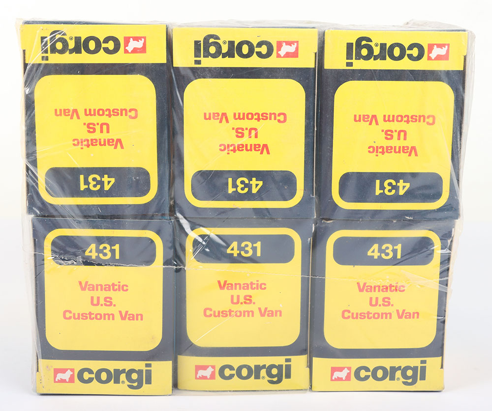 Corgi Trade Pack of six 431 Vantastic U.S. Custom Vans - Image 4 of 7