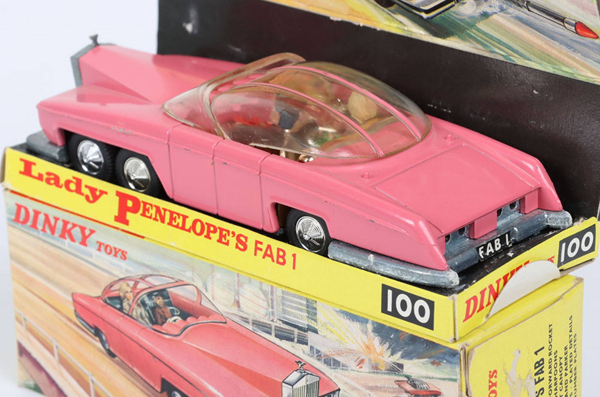 Dinky Toys Boxed 100 Lady Penelope’s FAB 1 From TV series ‘Thunderbirds’ - Image 4 of 4