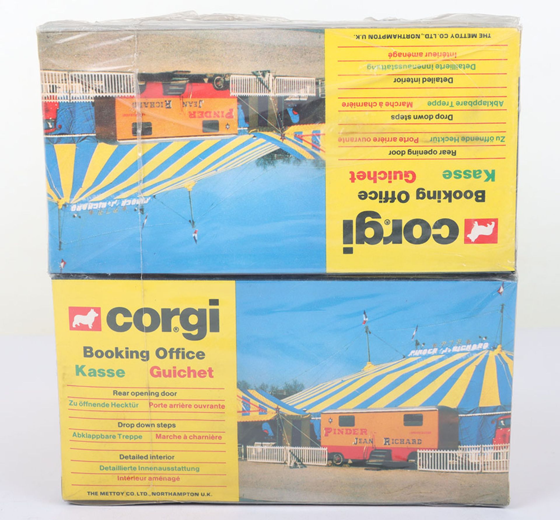 Corgi Trade Pack of six 426 Jean Richard Circus Booking Vans - Image 5 of 7