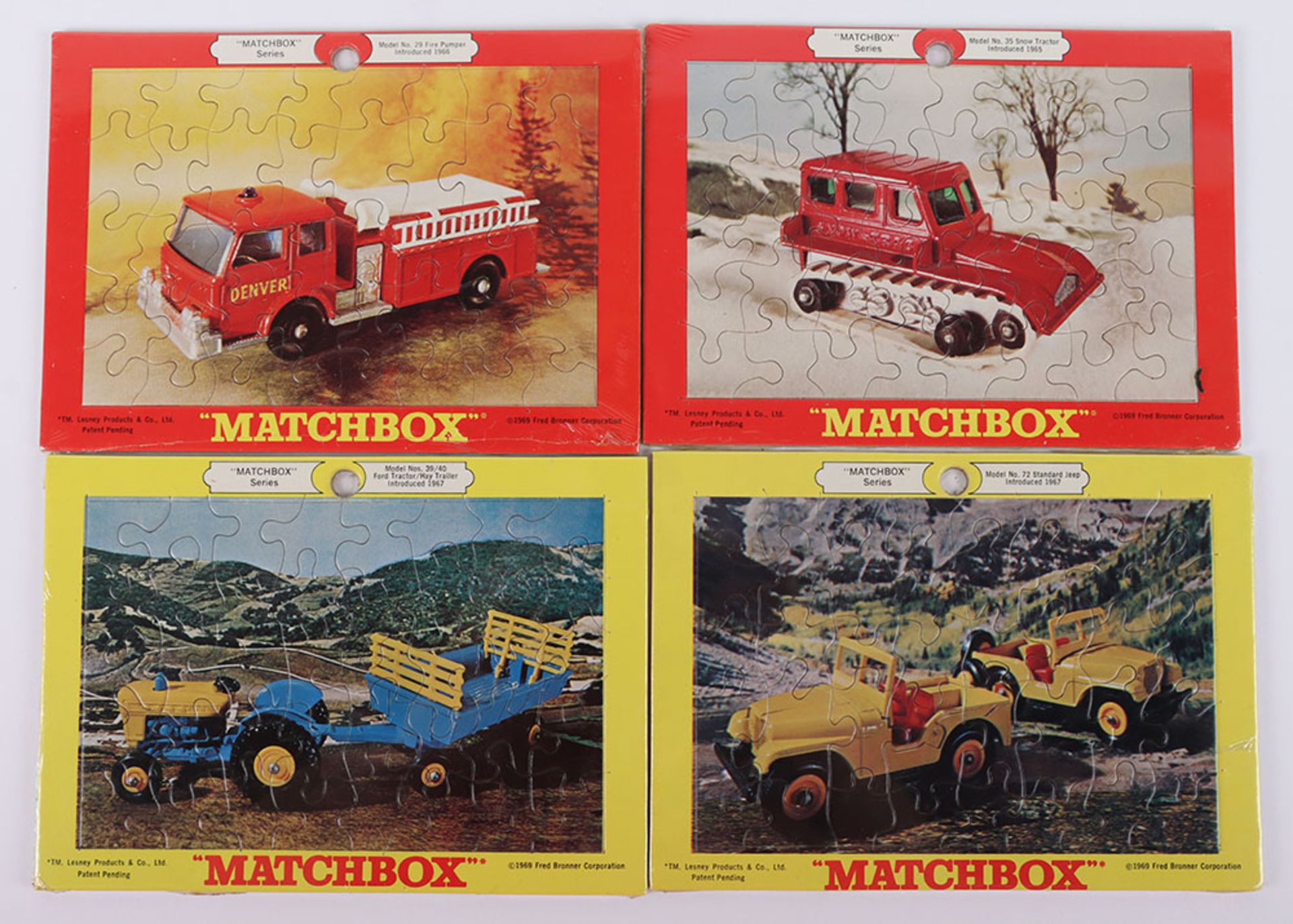 Scarce USA issue Matchbox Lesney Regular Wheels Jigsaw Puzzles - Image 2 of 5