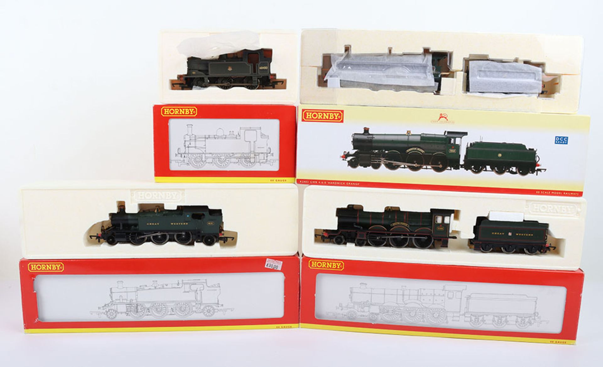 Four Hornby Railway locomotives