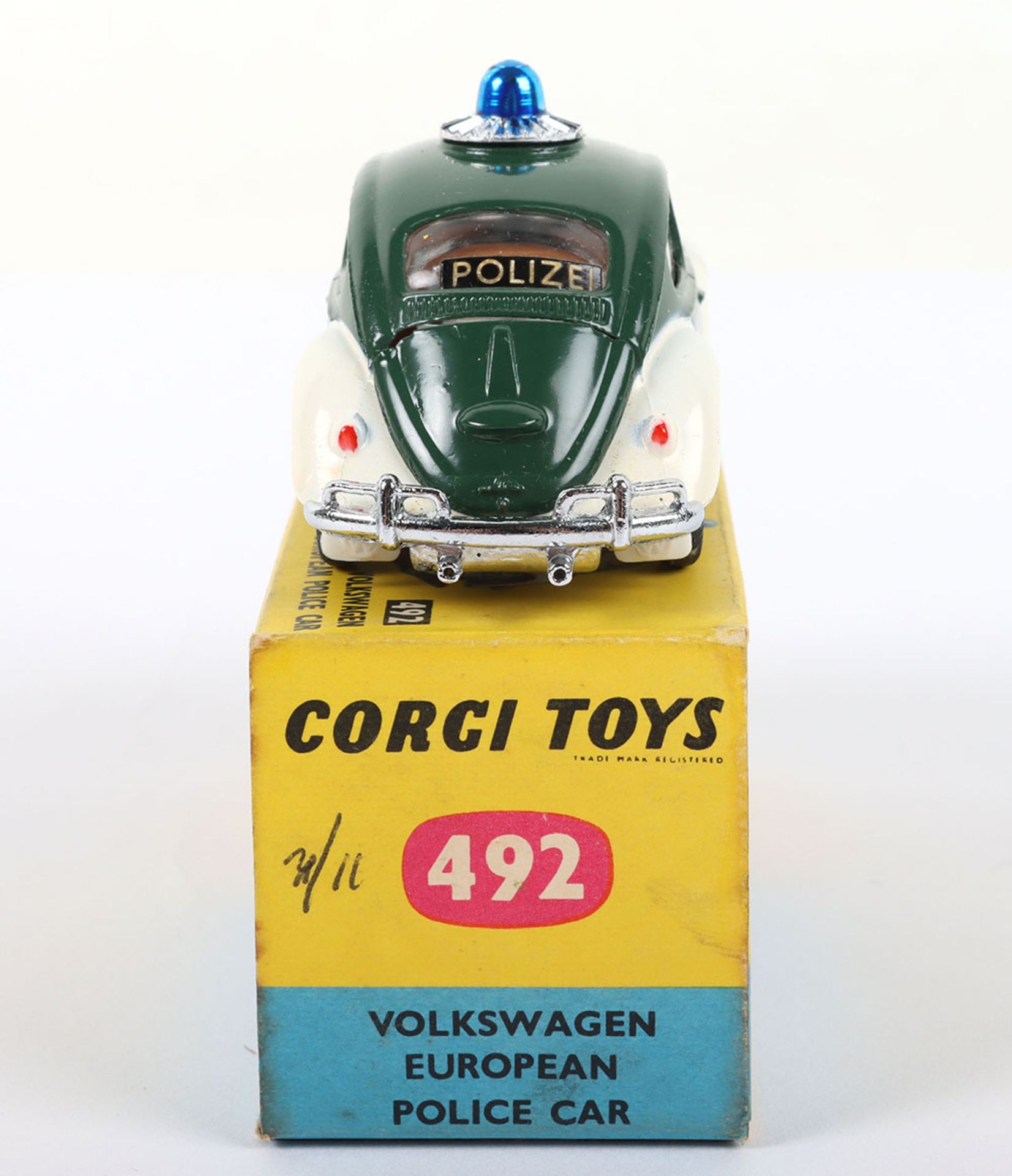 Corgi Toys 492 Volkswagen European Police Car - Image 5 of 6