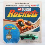 Corgi Rockets 902 Jaguar XJ6 dark metallic green plated body