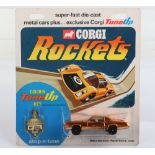 Corgi Rockets 907 Cadillac Eldorado copper plated body
