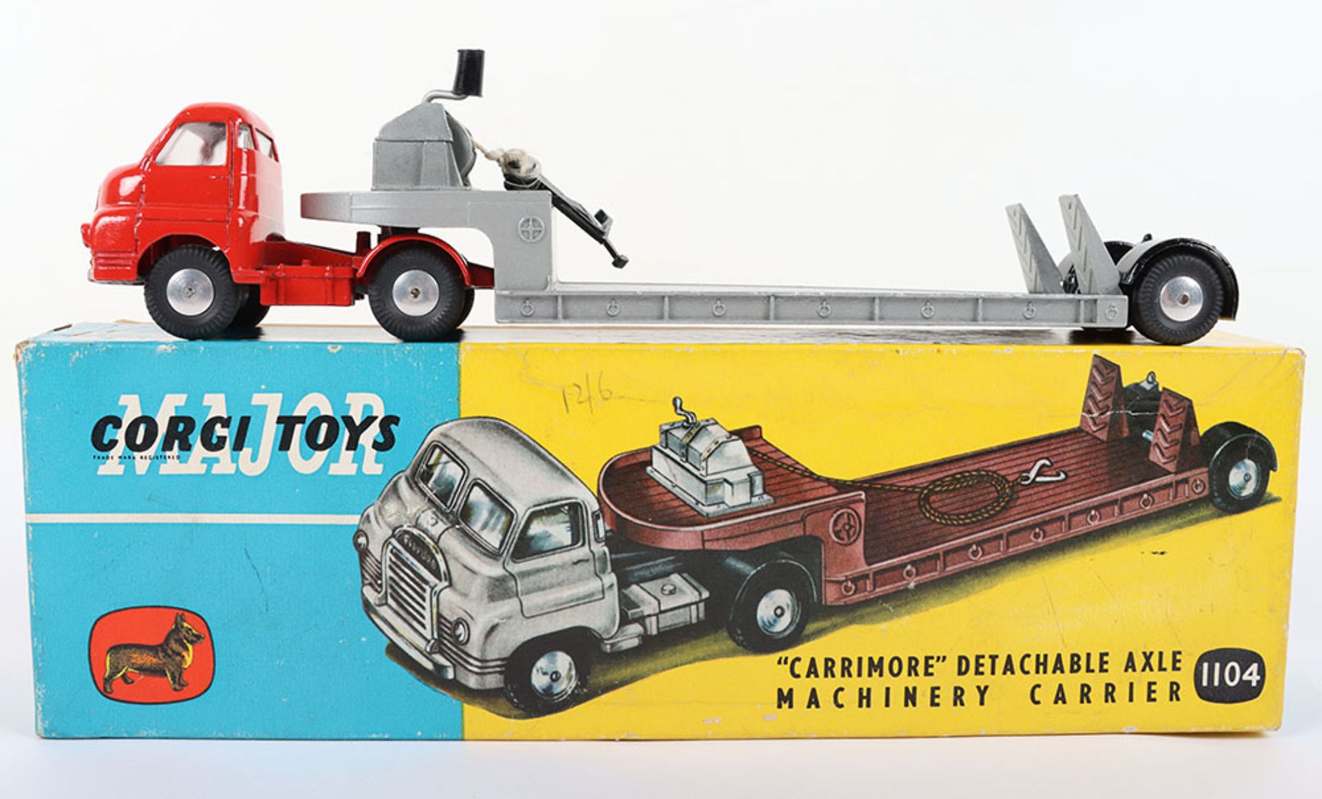 Corgi Major Toys 1104 Bedford S “Carrimore” Detachable Axle Machinery Carrier