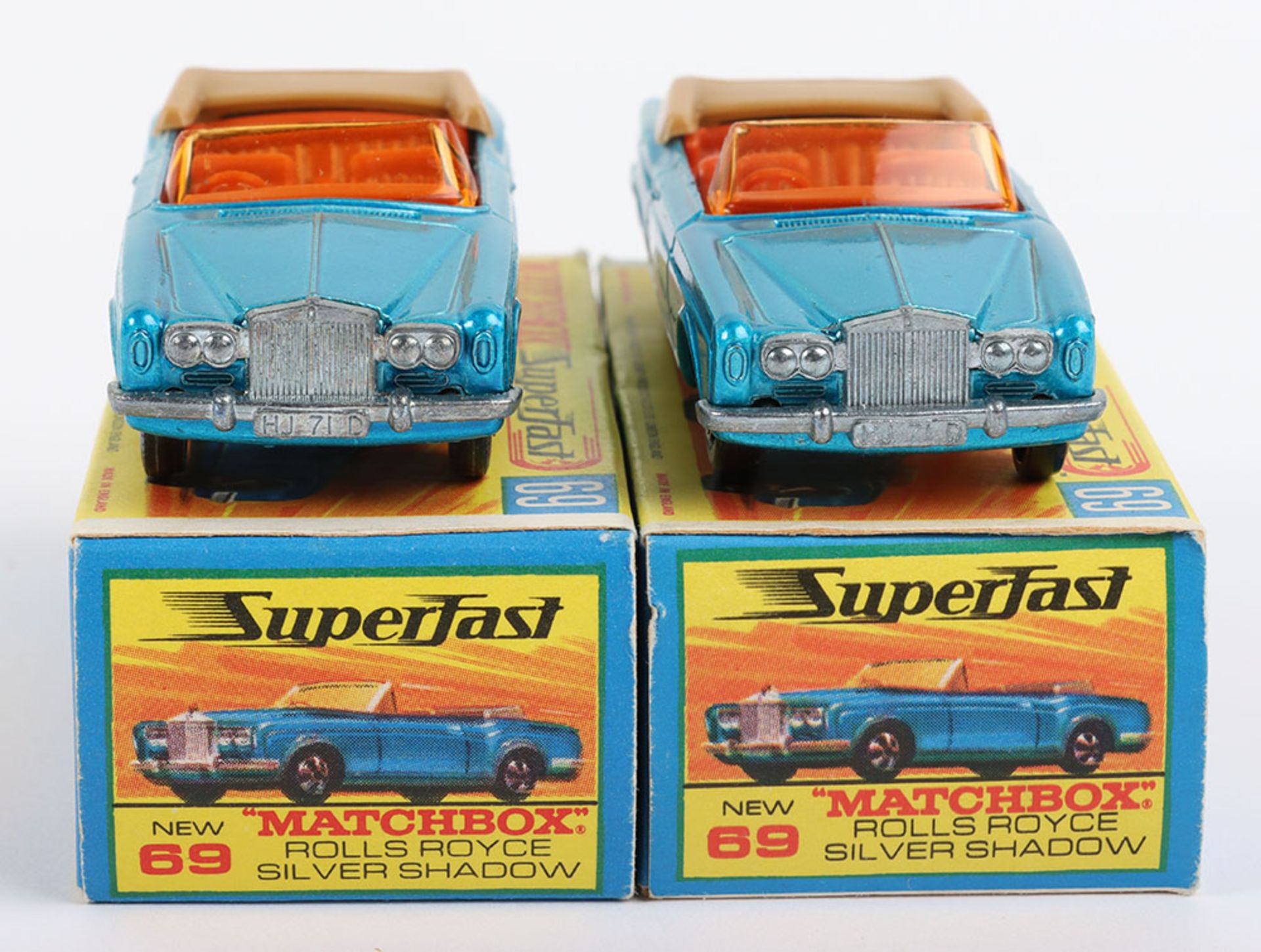 Two Boxed Matchbox Lesney Superfast 69c Rolls Royce Silver Shadow Models - Image 3 of 5