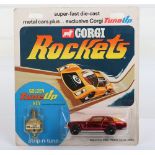 Corgi Rockets 906 Jensen Interceptor red plated body
