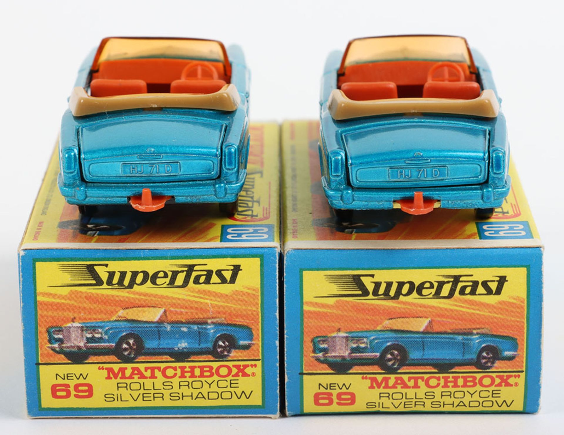 Two Boxed Matchbox Lesney Superfast 69c Rolls Royce Silver Shadow Models - Image 4 of 5