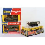 Three Boxed Dinky Toys Military Models