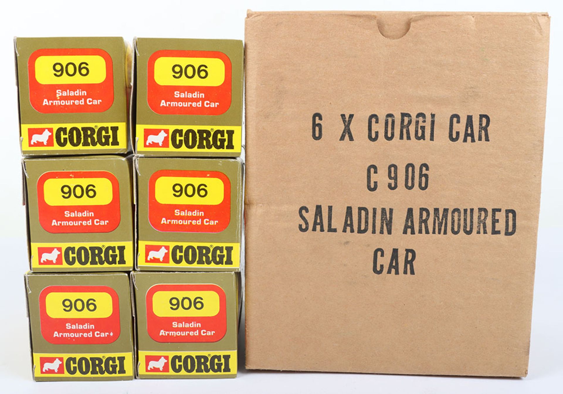 Corgi C906 Trade Pack of six Saladin Armoured Cars - Image 2 of 4