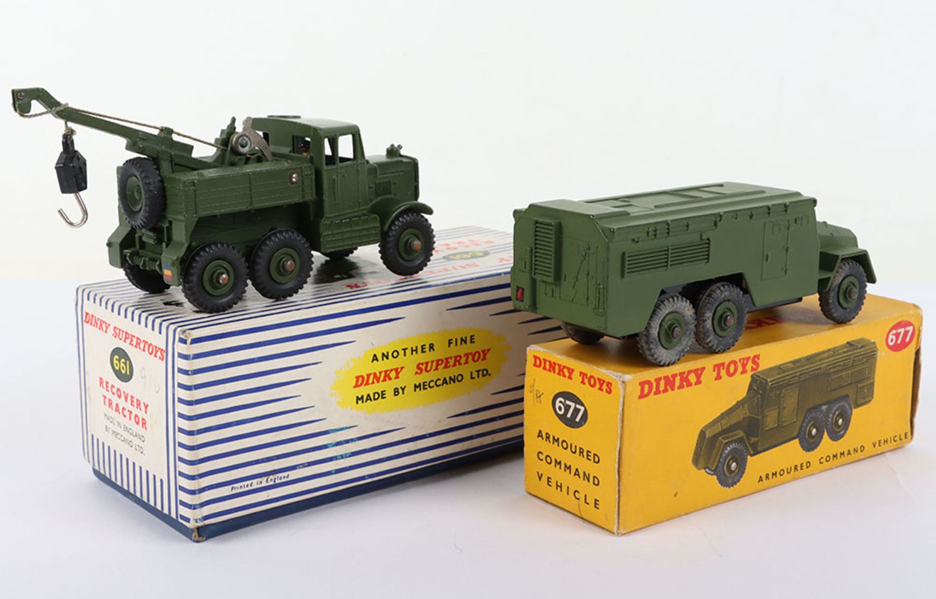 Dinky Supertoys 661 Military Scammell Recovery Tractor - Image 3 of 3