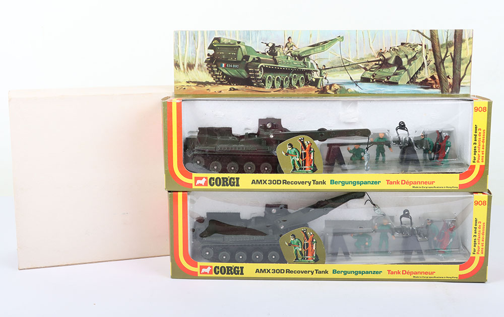 Corgi Toys Trade Pack of Two 908 AMX 30D Recovery Tanks - Image 2 of 5