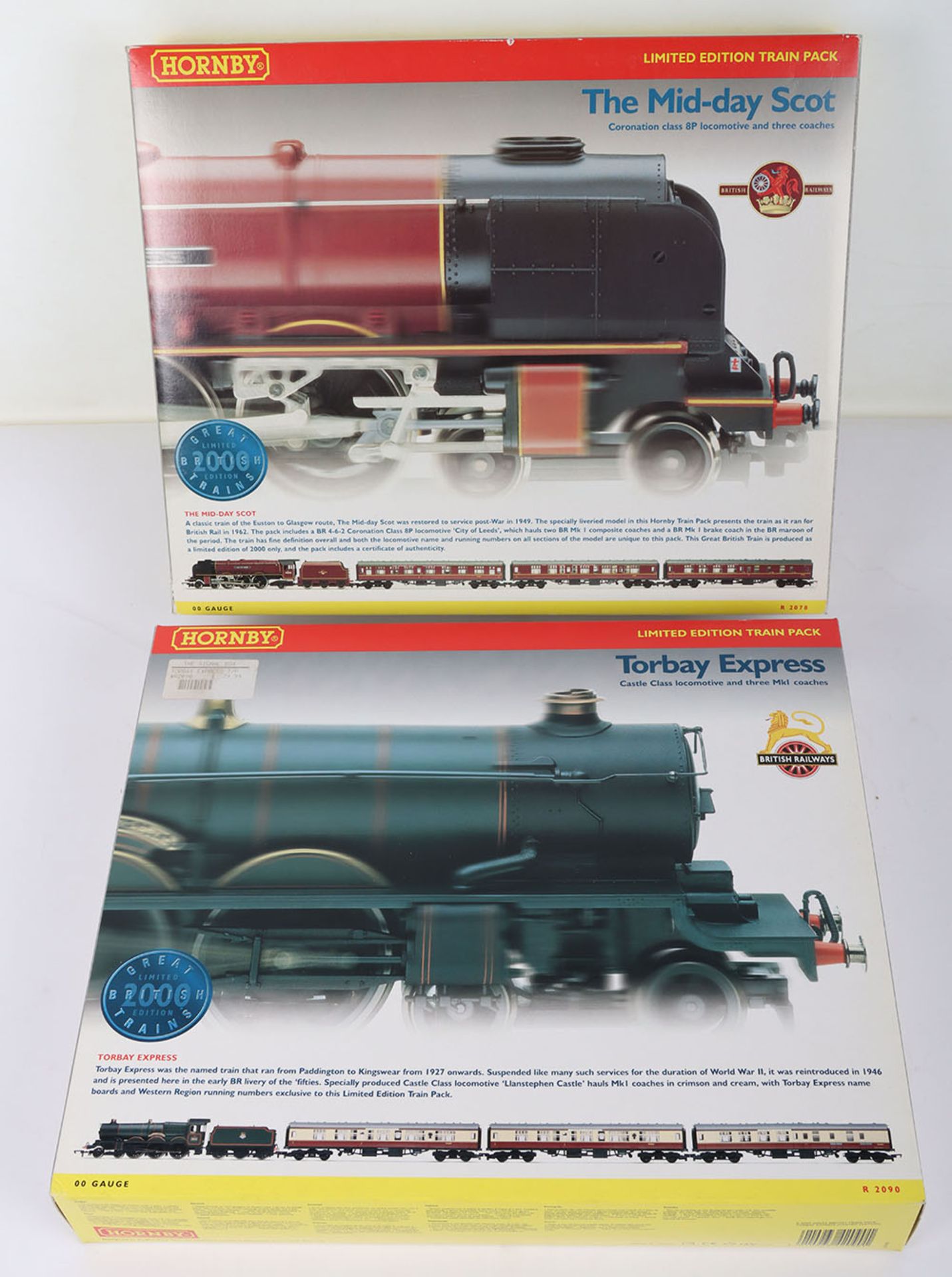 Two boxed Hornby Limited Edition Train Packs,