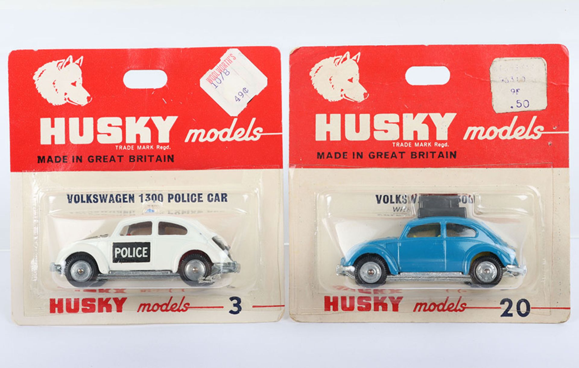 Two Carded Volkswagen 1300 Husky Models