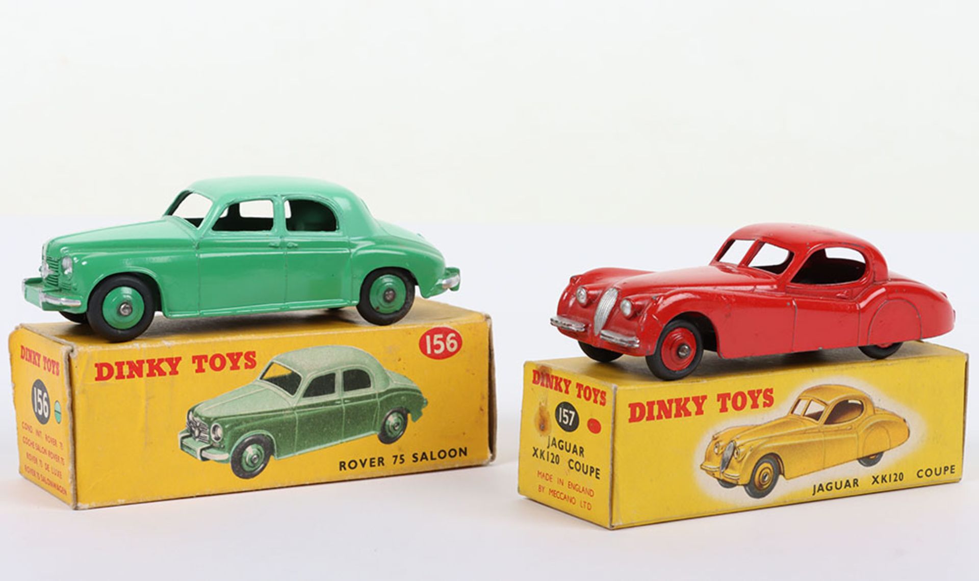 Two Dinky Toys boxed Cars
