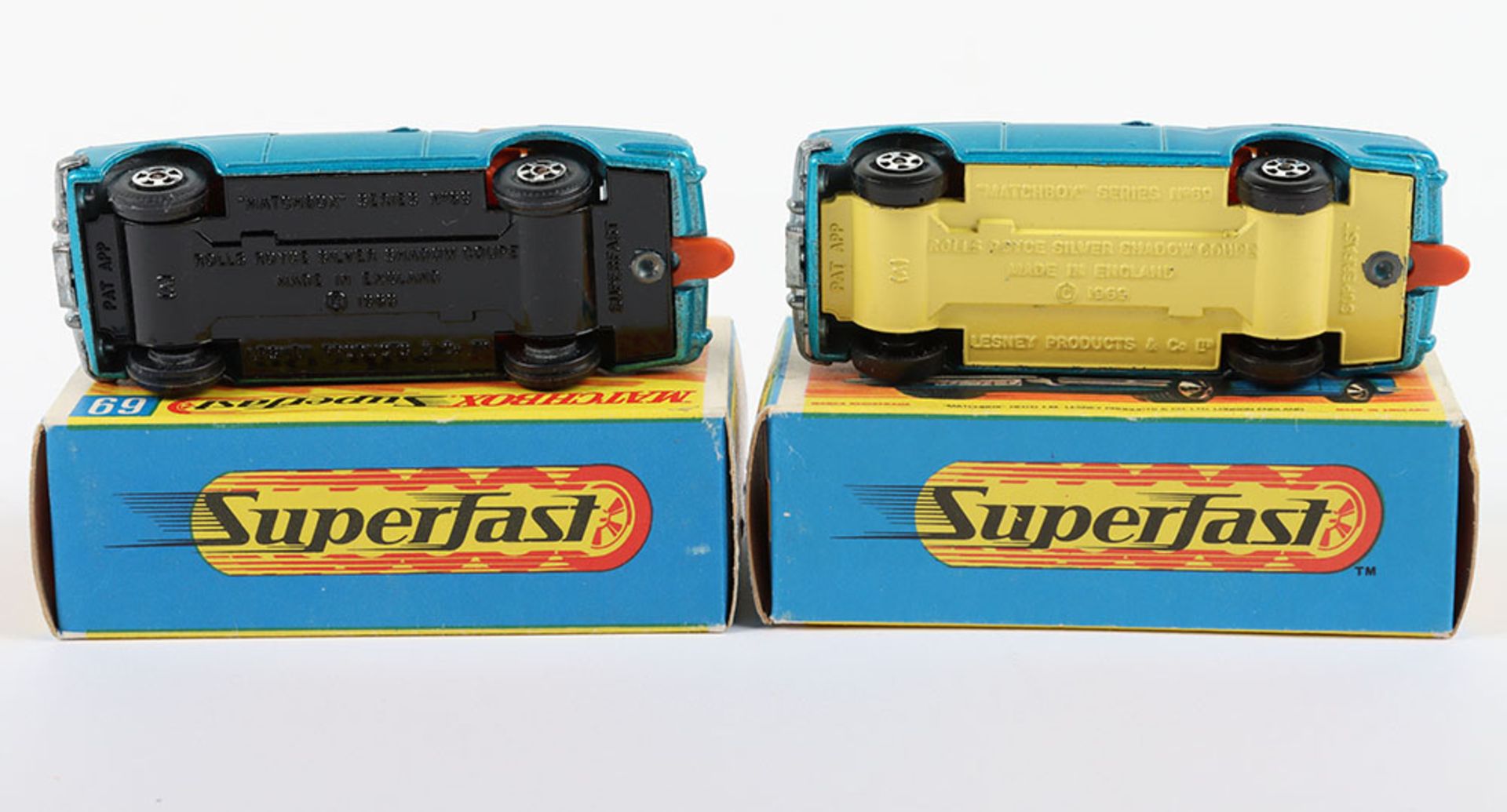 Two Boxed Matchbox Lesney Superfast 69c Rolls Royce Silver Shadow Models - Image 5 of 5