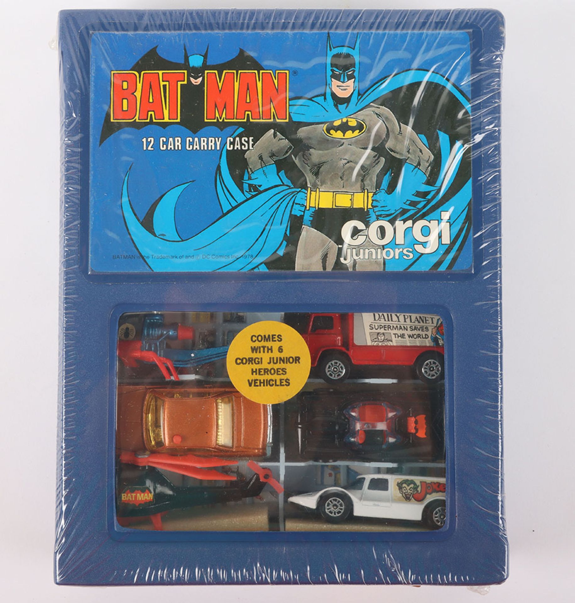Corgi Juniors Batman Reeves USA 12 Car Carry Case