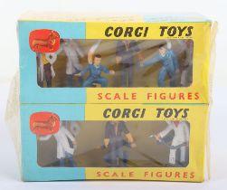Corgi Toys trade Pack of six 1505 Garage Attendants for Corgi Kits