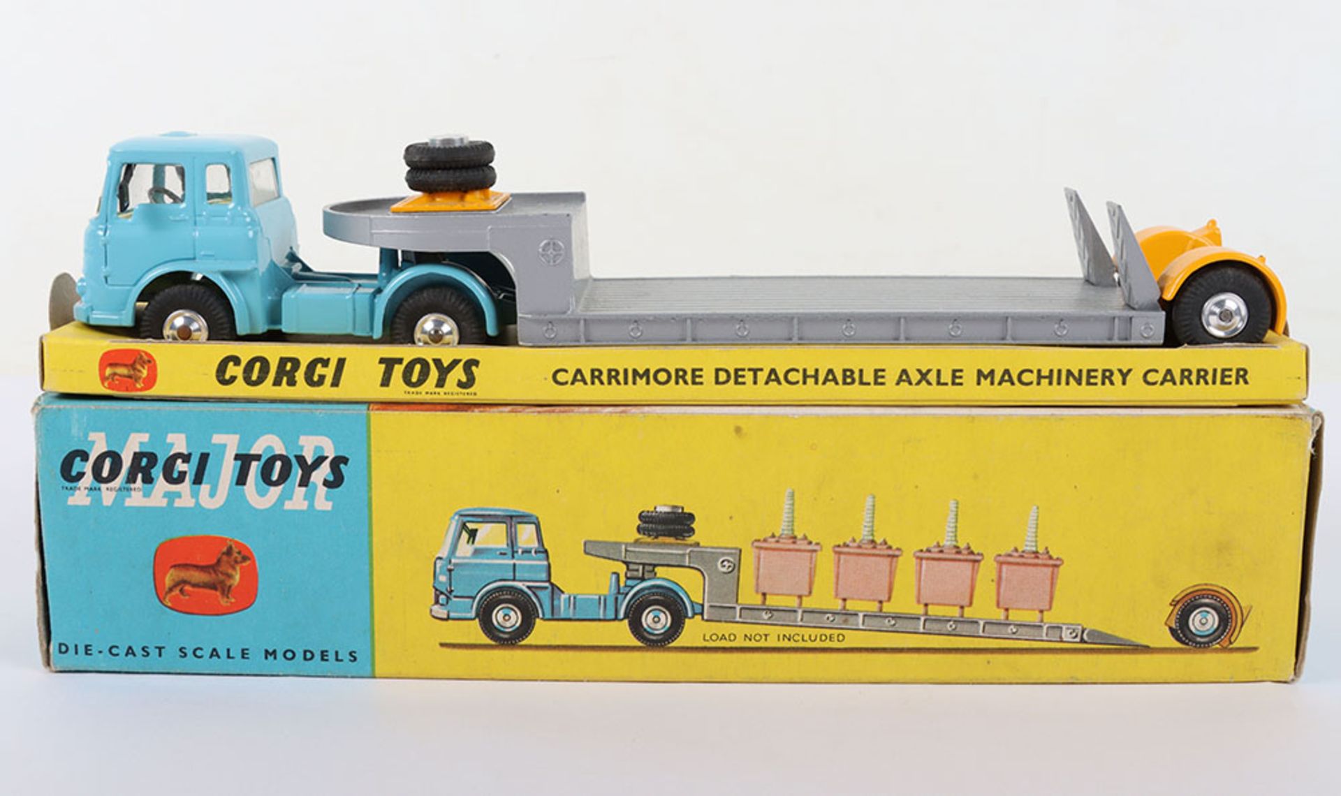 Corgi Major Toys 1131 Bedford TK Carrimore Detachable Axle Machinery Carrier - Bild 2 aus 6