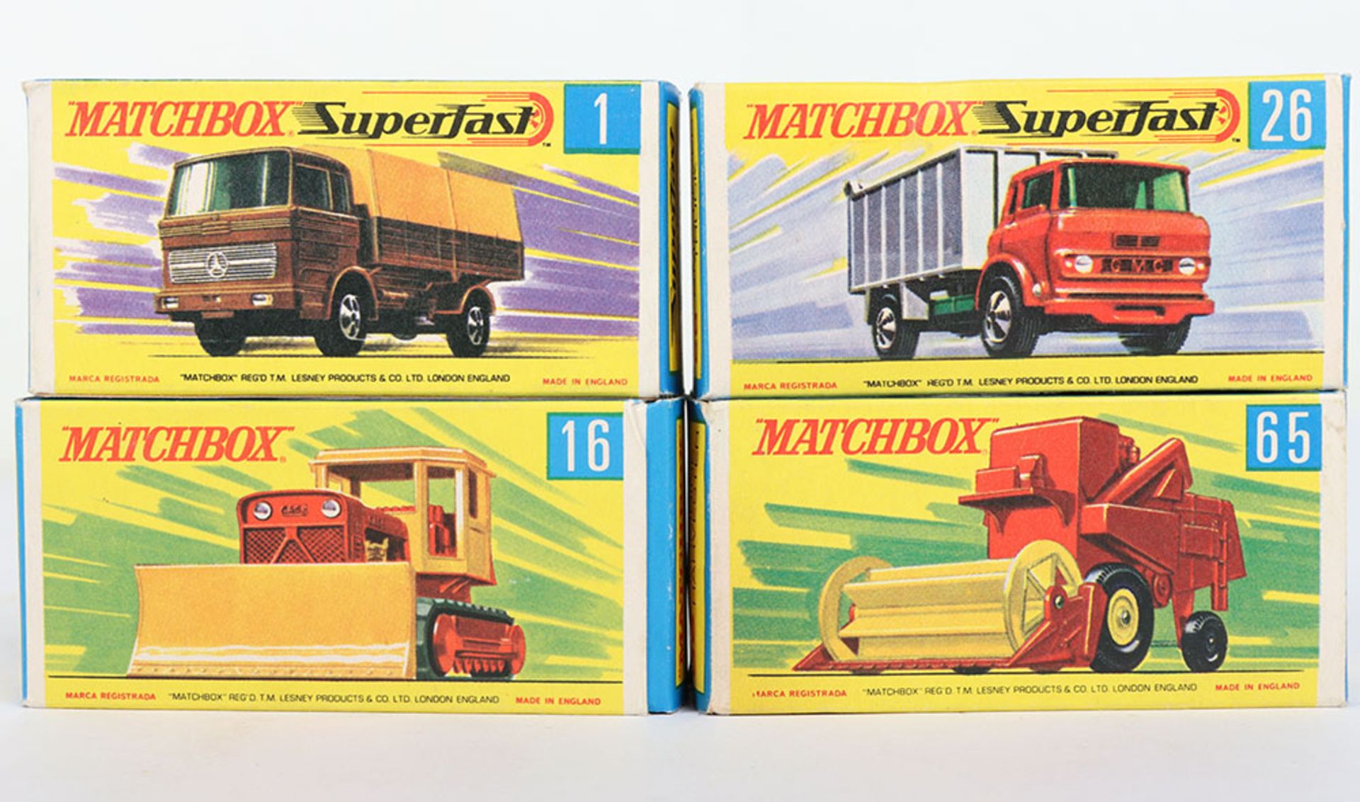 Four Boxed Matchbox Lesney Superfast Commercial Models - Image 3 of 3