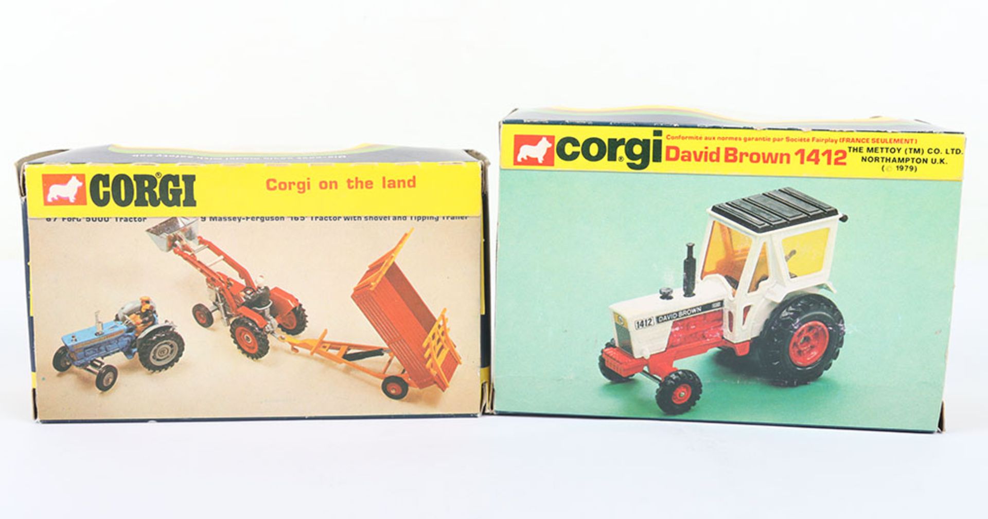 Two Boxed Corgi Tractors - Image 3 of 6