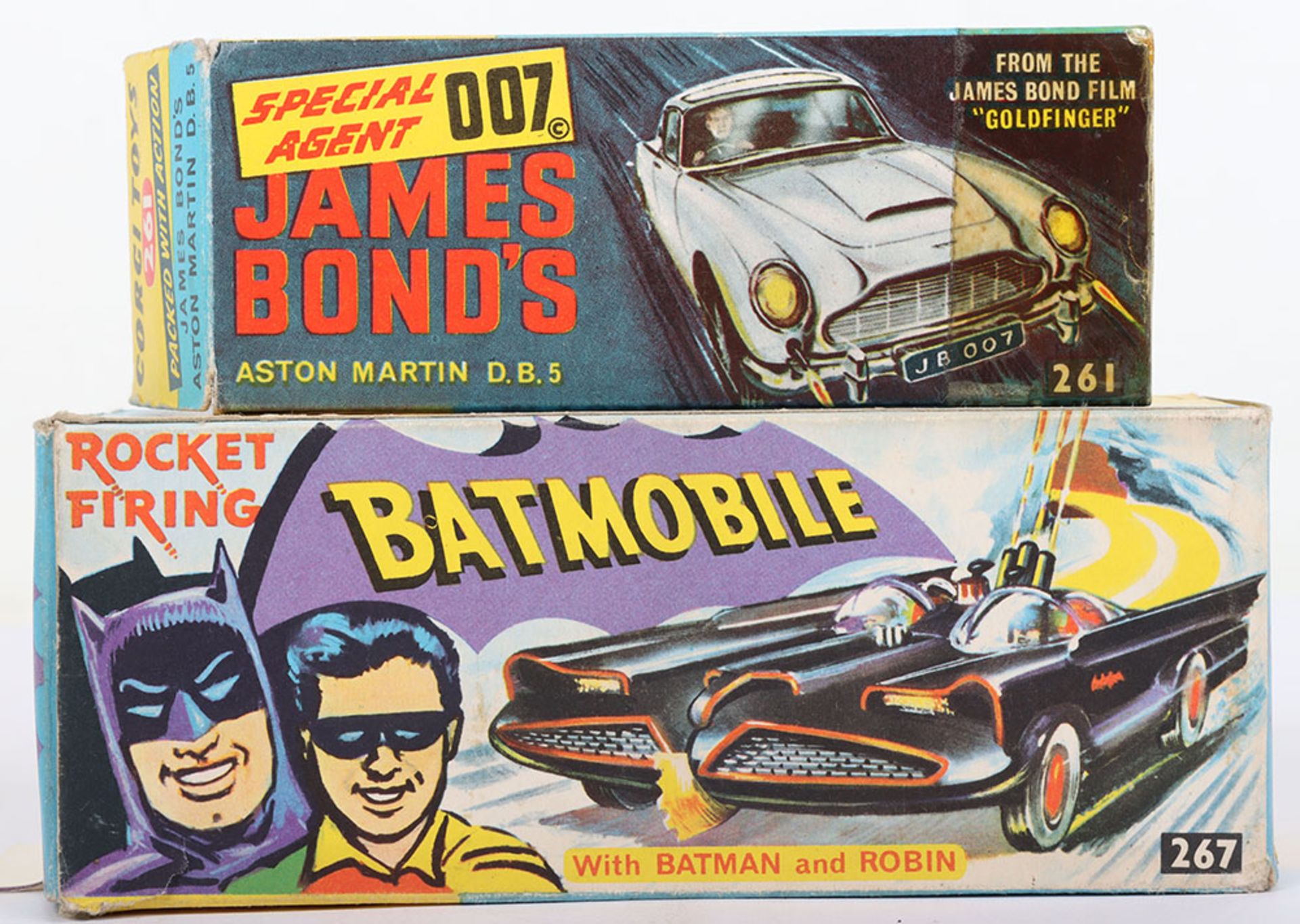 Corgi Toys 267 Batmobile and 261 James Bond Aston Martin - Bild 6 aus 7