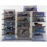 Collection of boxed TM & DC Comic 1:43 scale model Batman vehicles