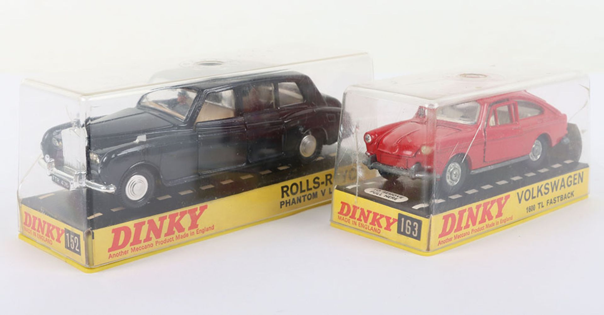 Two Dinky Toys Boxed Cars