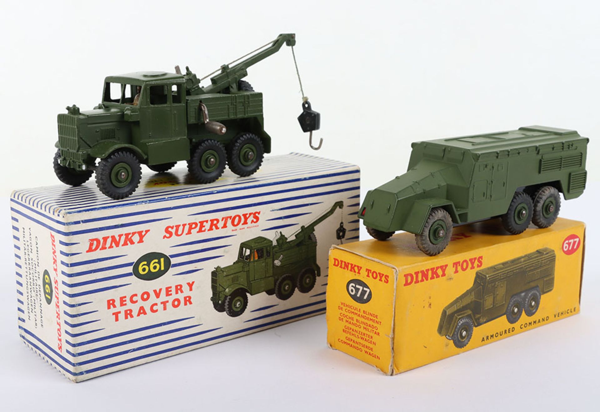 Dinky Supertoys 661 Military Scammell Recovery Tractor - Image 2 of 3