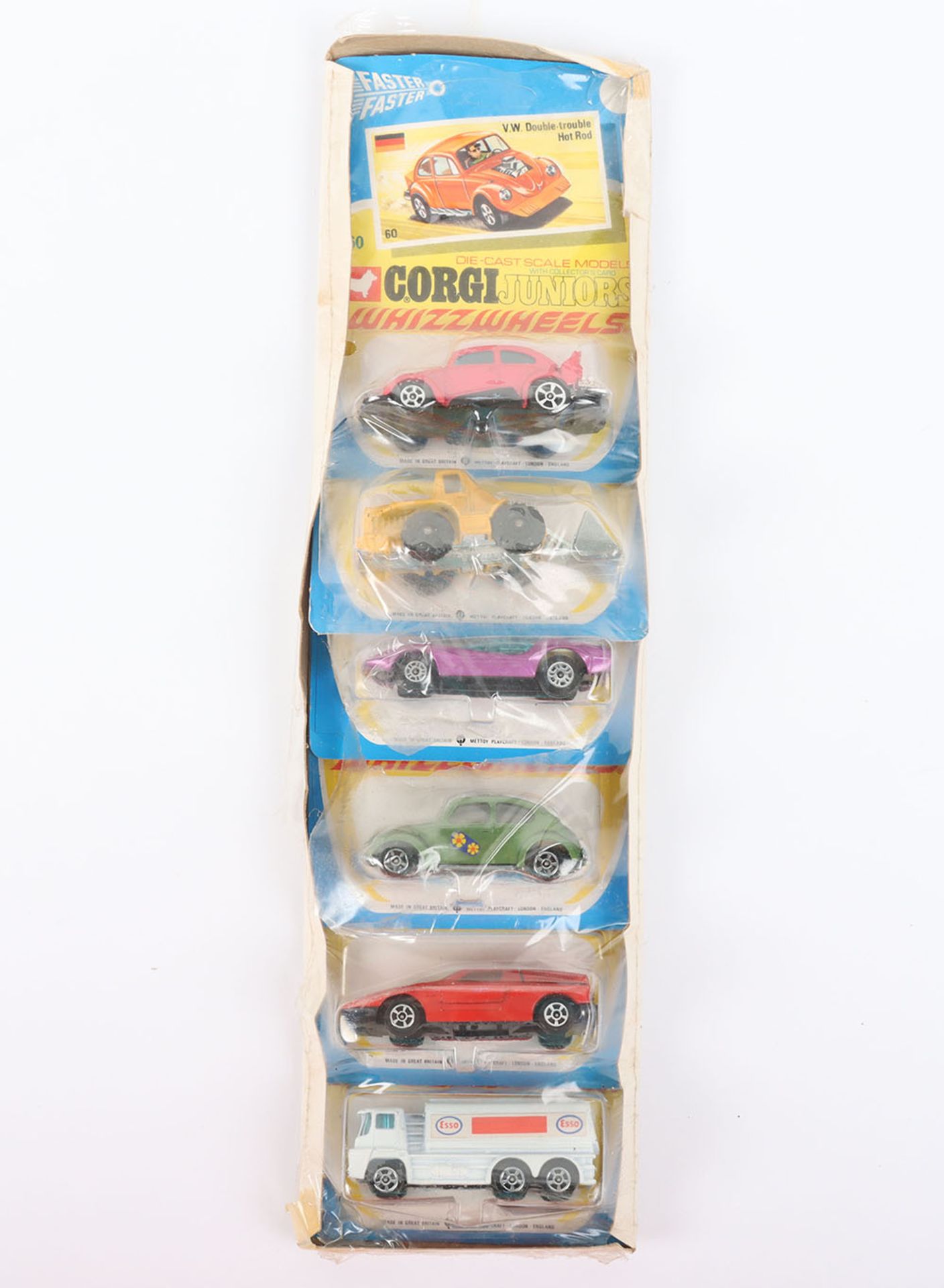 Six Carded Corgi Junior Models with collectors cards Shrunk Wrapped