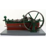 A good model of a single cylinder hydraulic pumping engine, these engines used in large cities for p